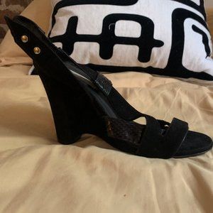 Marc Jacobs Black Wedges